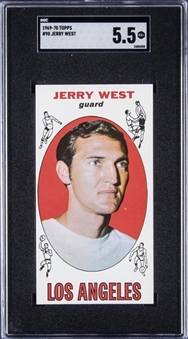 1969-70 Topps #90 Jerry West – SGC EX+ 5.5